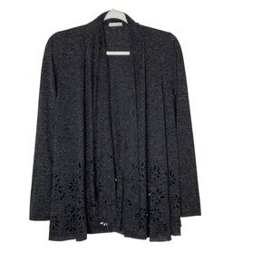 Meadow Rue by Anthropologie grey open front cardigan. Size XS